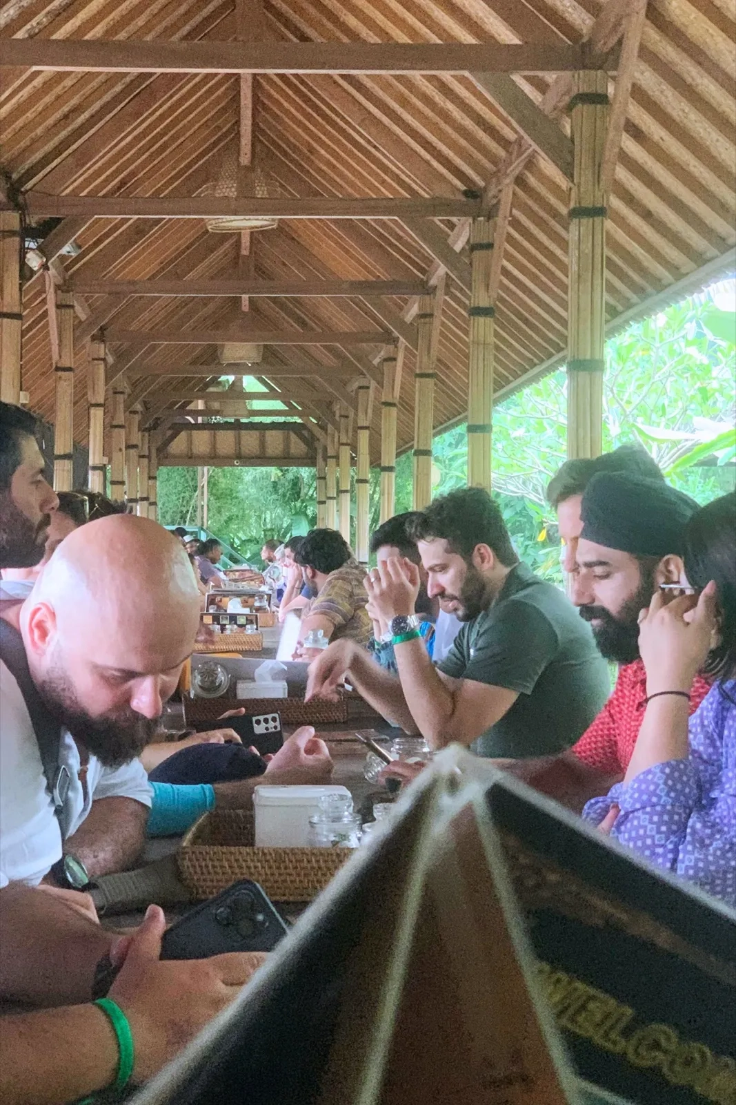 A feast in Bali.