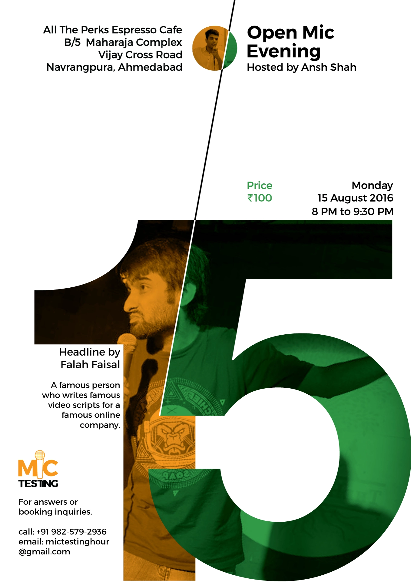 Comedy poster — Falah Faisal