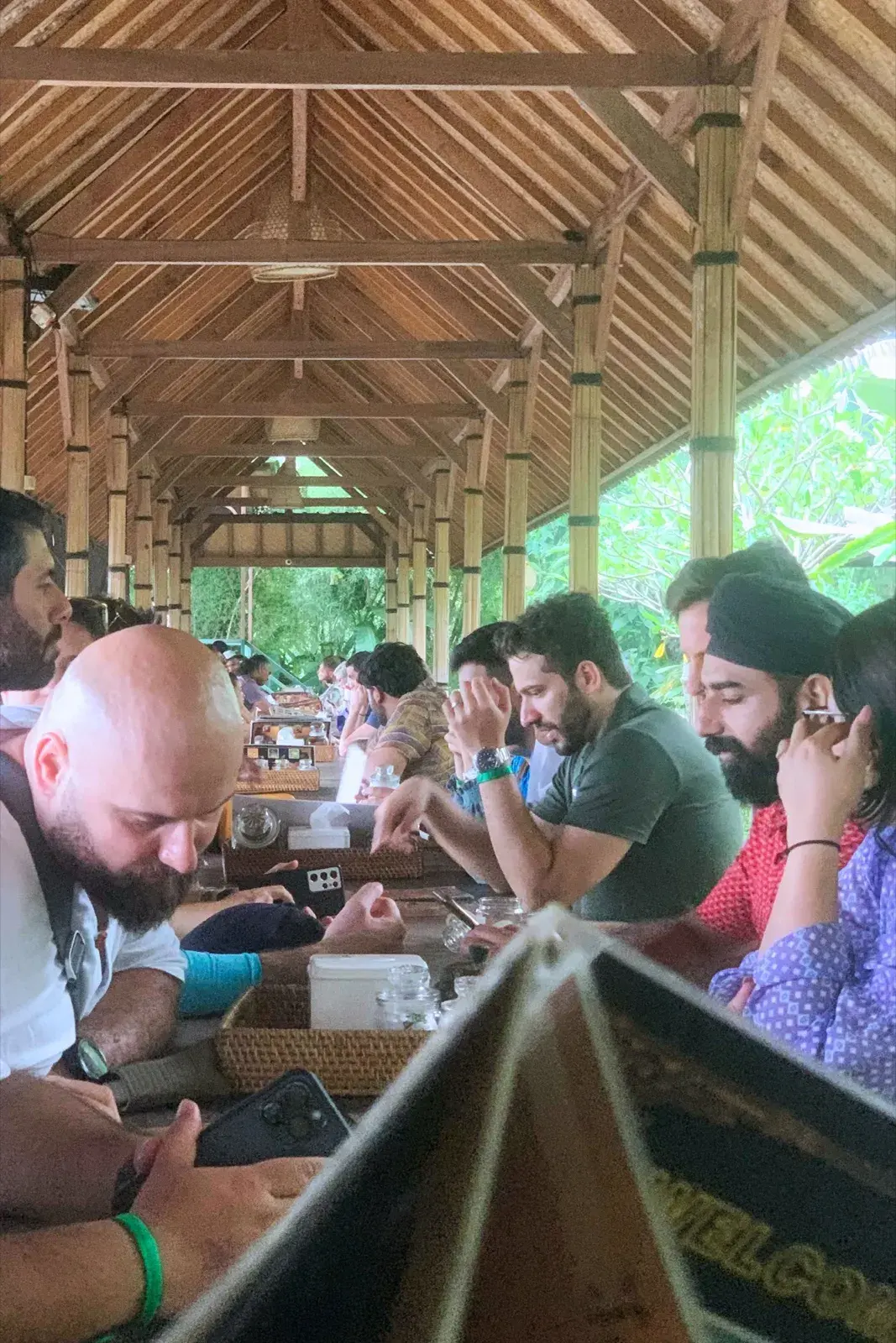 A feast in Bali.